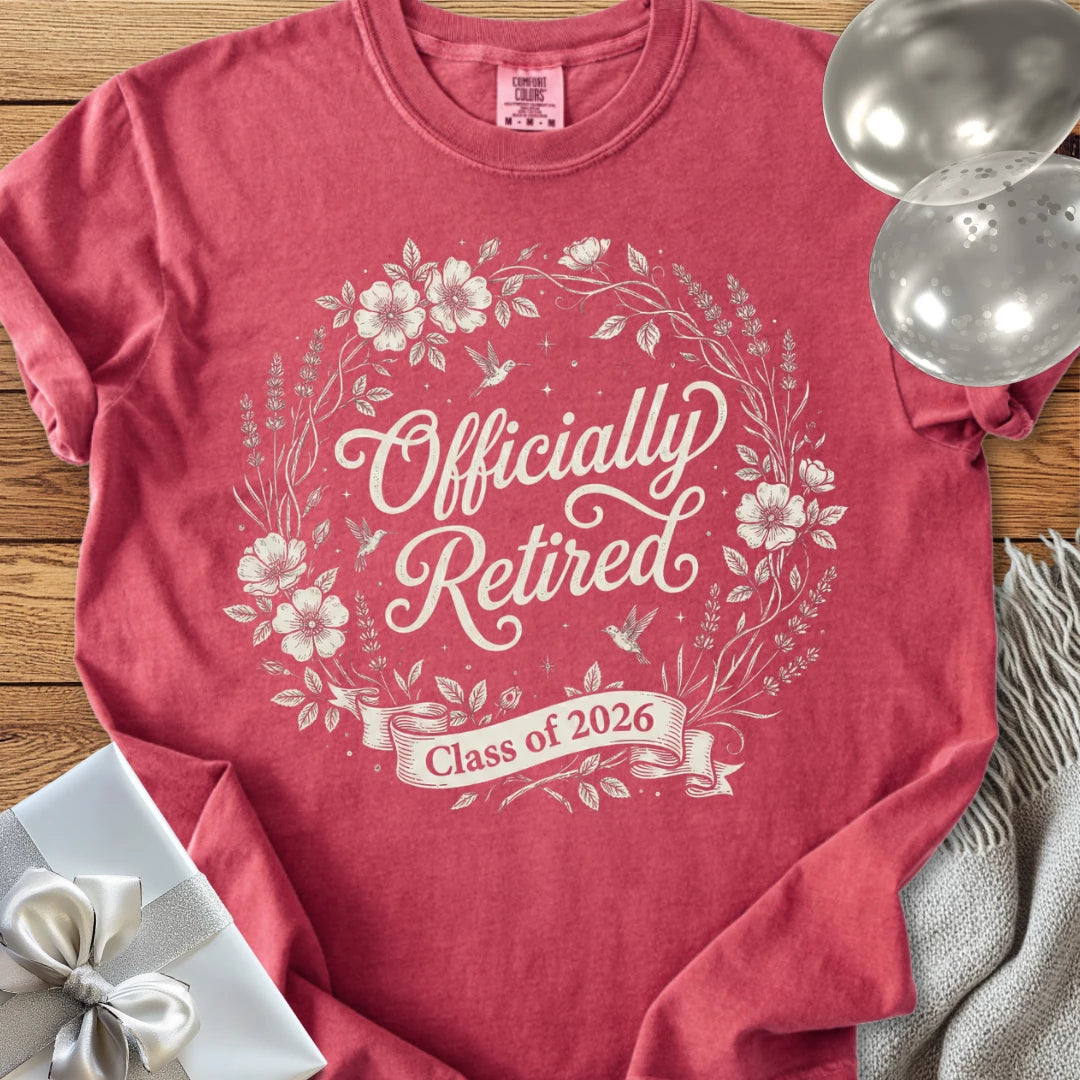 Officially Retired, Class of 2026 - Premium Retirement T-Shirt