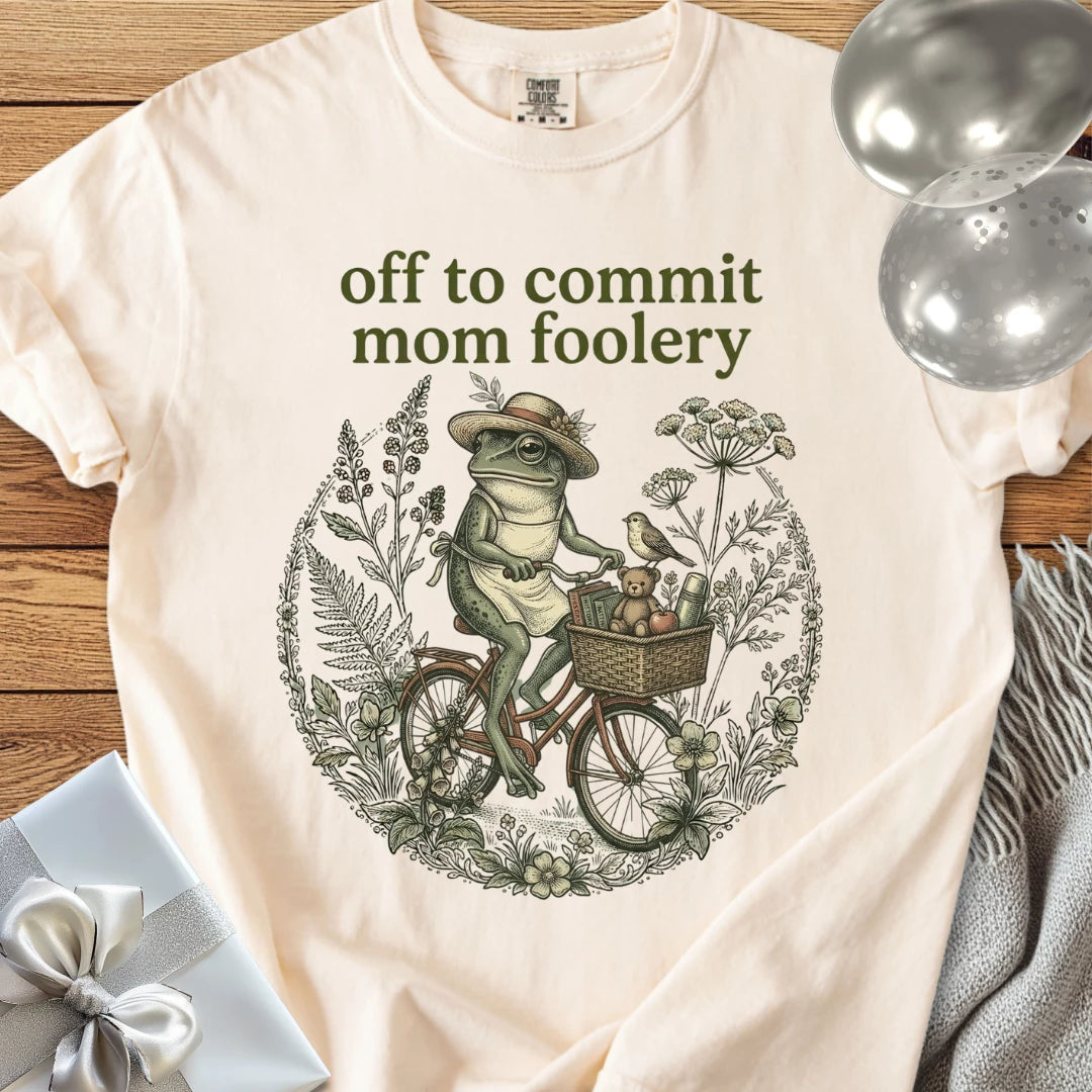 Off to Commit Mom Foolery -  Premium Parenting T-Shirt