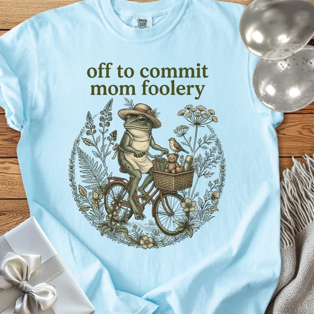 Off to Commit Mom Foolery -  Premium Parenting T-Shirt