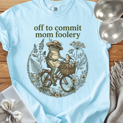 Off to Commit Mom Foolery -  Premium Parenting T-Shirt