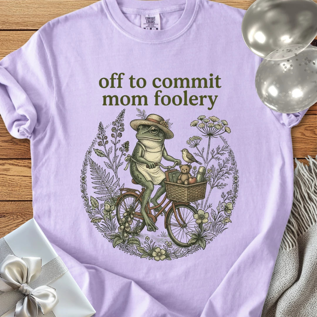 Off to Commit Mom Foolery -  Premium Parenting T-Shirt