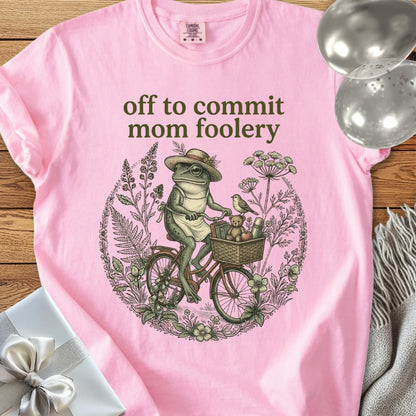 Off to Commit Mom Foolery -  Premium Parenting T-Shirt