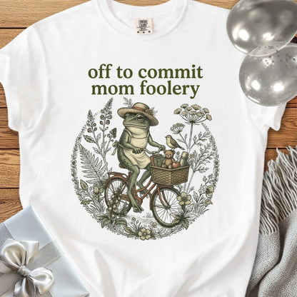Off to Commit Mom Foolery -  Premium Parenting T-Shirt