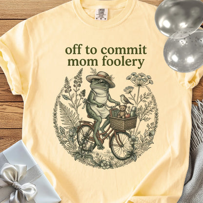 Off to Commit Mom Foolery -  Premium Parenting T-Shirt