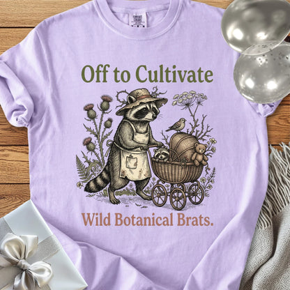 Off to Cultivate Wild Botanical Brats -  Premium Parenting T-Shirt