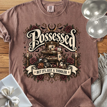 Possessed But It’s Just a Toddler - Premium Halloween Parenting T-Shirt