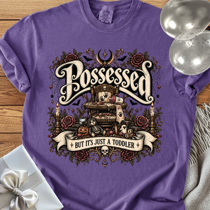 Possessed But It’s Just a Toddler - Premium Halloween Parenting T-Shirt