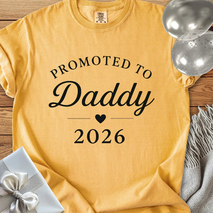 Promoted to Daddy 2026 - Premium New Baby T-Shirt