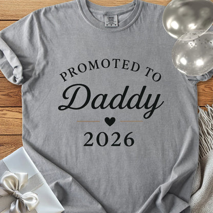 Promoted to Daddy 2026 - Premium New Baby T-Shirt