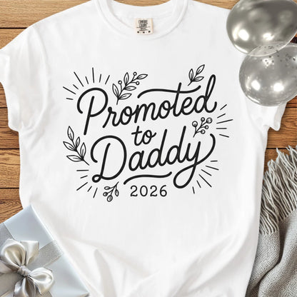 Promoted to Daddy 2026 - Premium New Baby T-Shirt