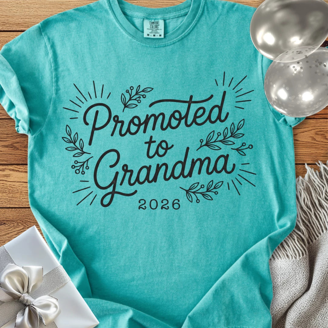 Promoted to Grandma 2026 - Premium New Baby T-Shirt