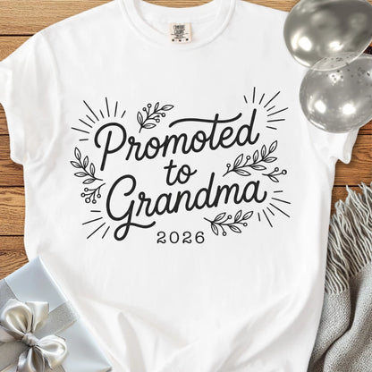 Promoted to Grandma 2026 - Premium New Baby T-Shirt