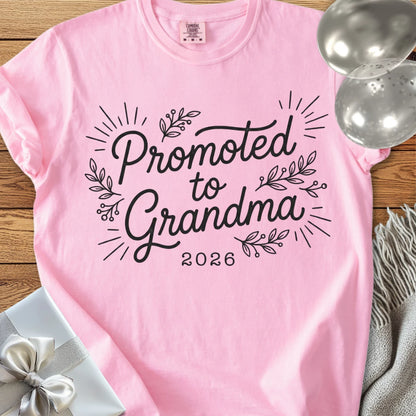 Promoted to Grandma 2026 - Premium New Baby T-Shirt