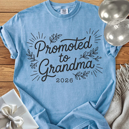 Promoted to Grandma 2026 - Premium New Baby T-Shirt