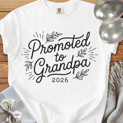 Promoted to Grandpa 2026 - Premium New Baby T-Shirt