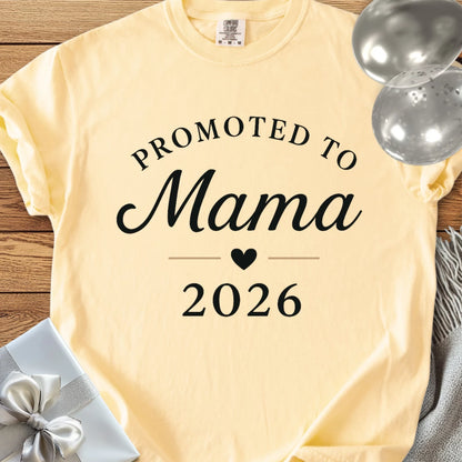 Promoted to Mama 2026 - Premium New Baby T-Shirt