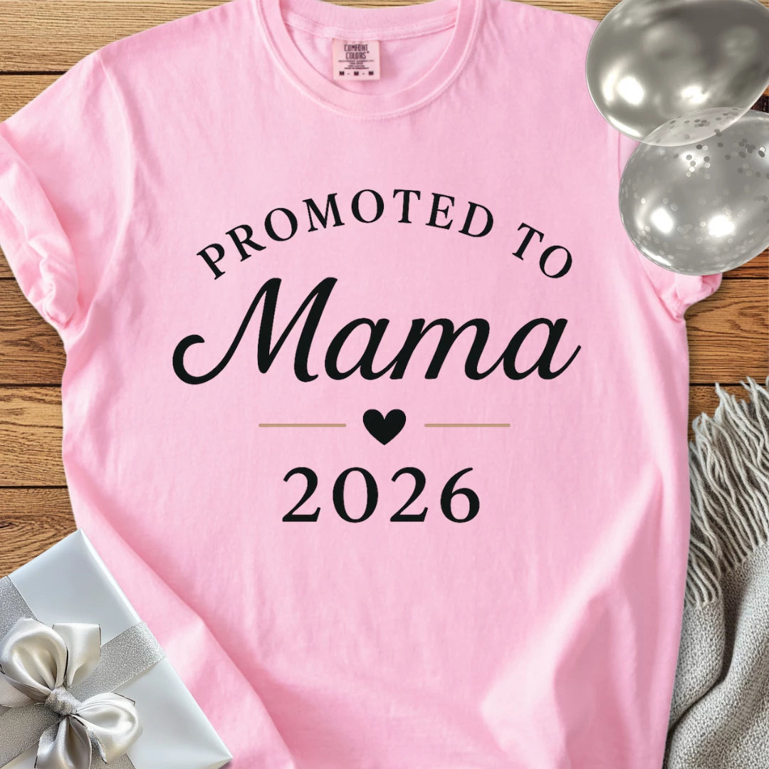 Promoted to Mama 2026 - Premium New Baby T-Shirt