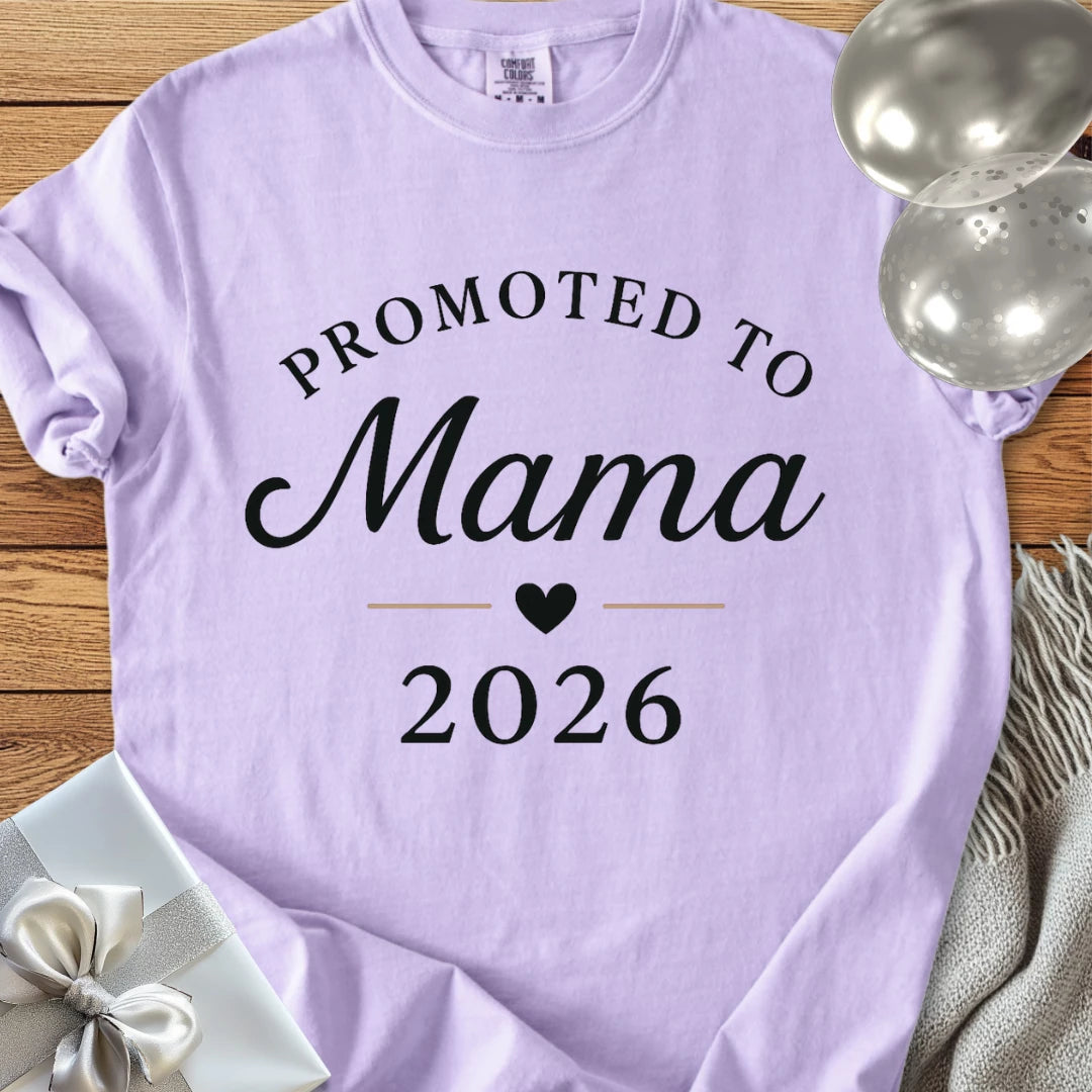 Promoted to Mama 2026 - Premium New Baby T-Shirt