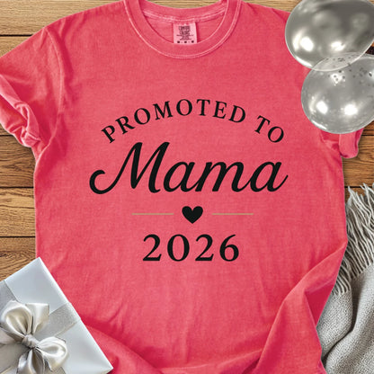 Promoted to Mama 2026 - Premium New Baby T-Shirt