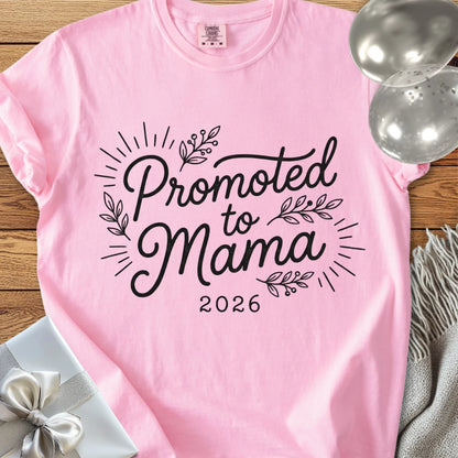 Promoted to Mama 2026 - Premium New Baby T-Shirt