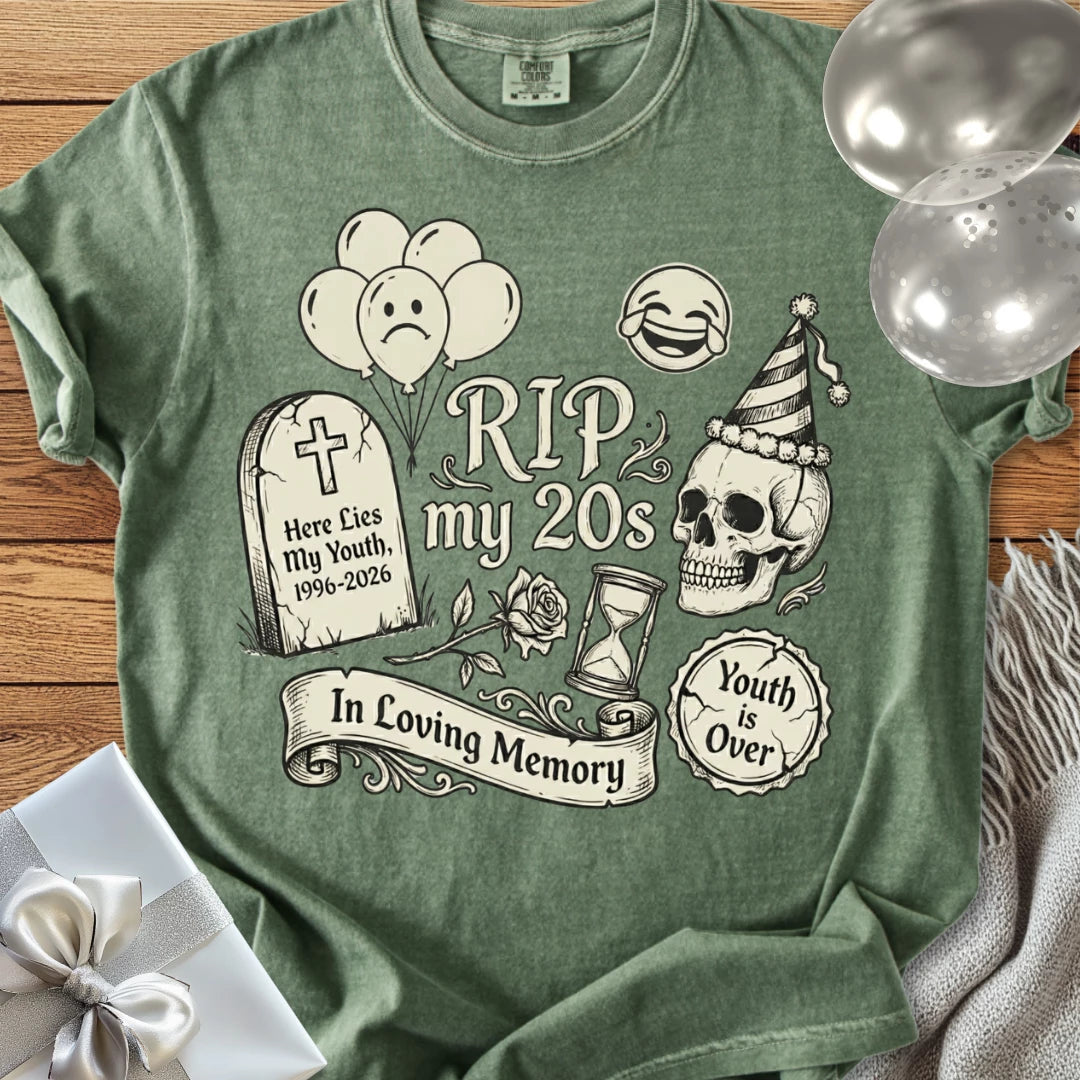 RIP My 20's - Premium 30th Birthday T-Shirt