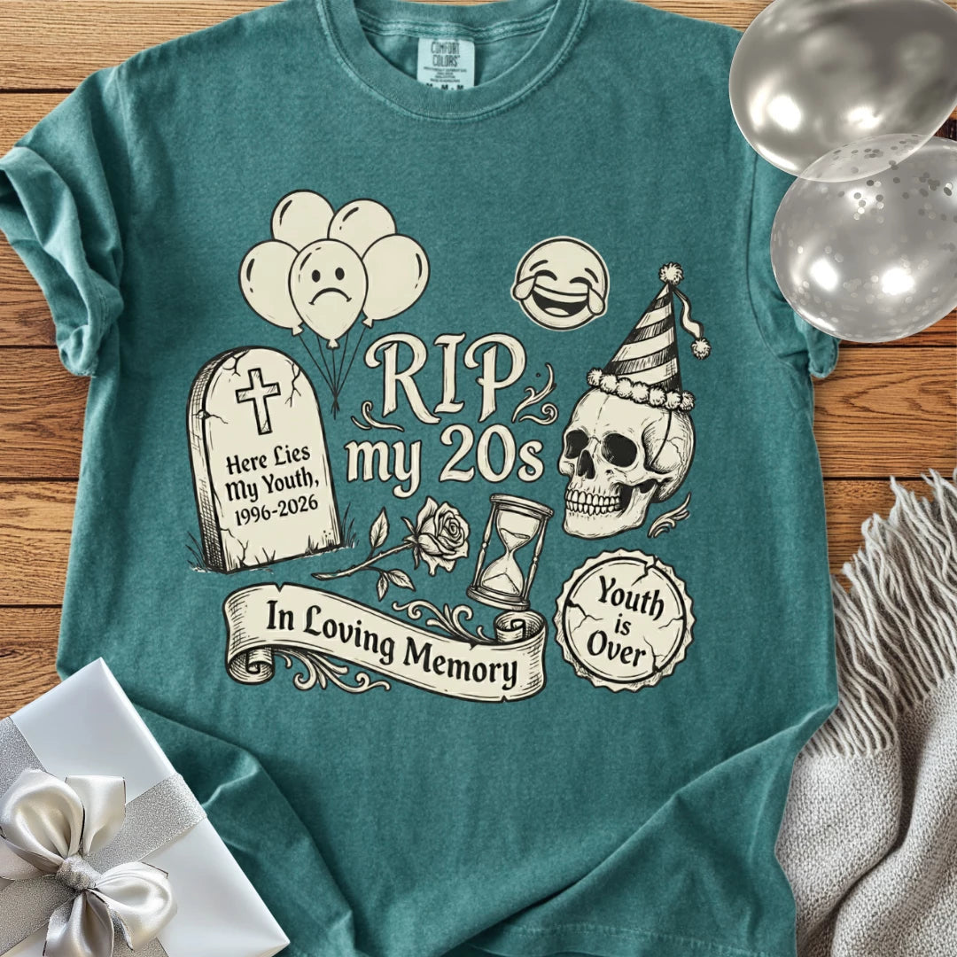 RIP My 20's - Premium 30th Birthday T-Shirt