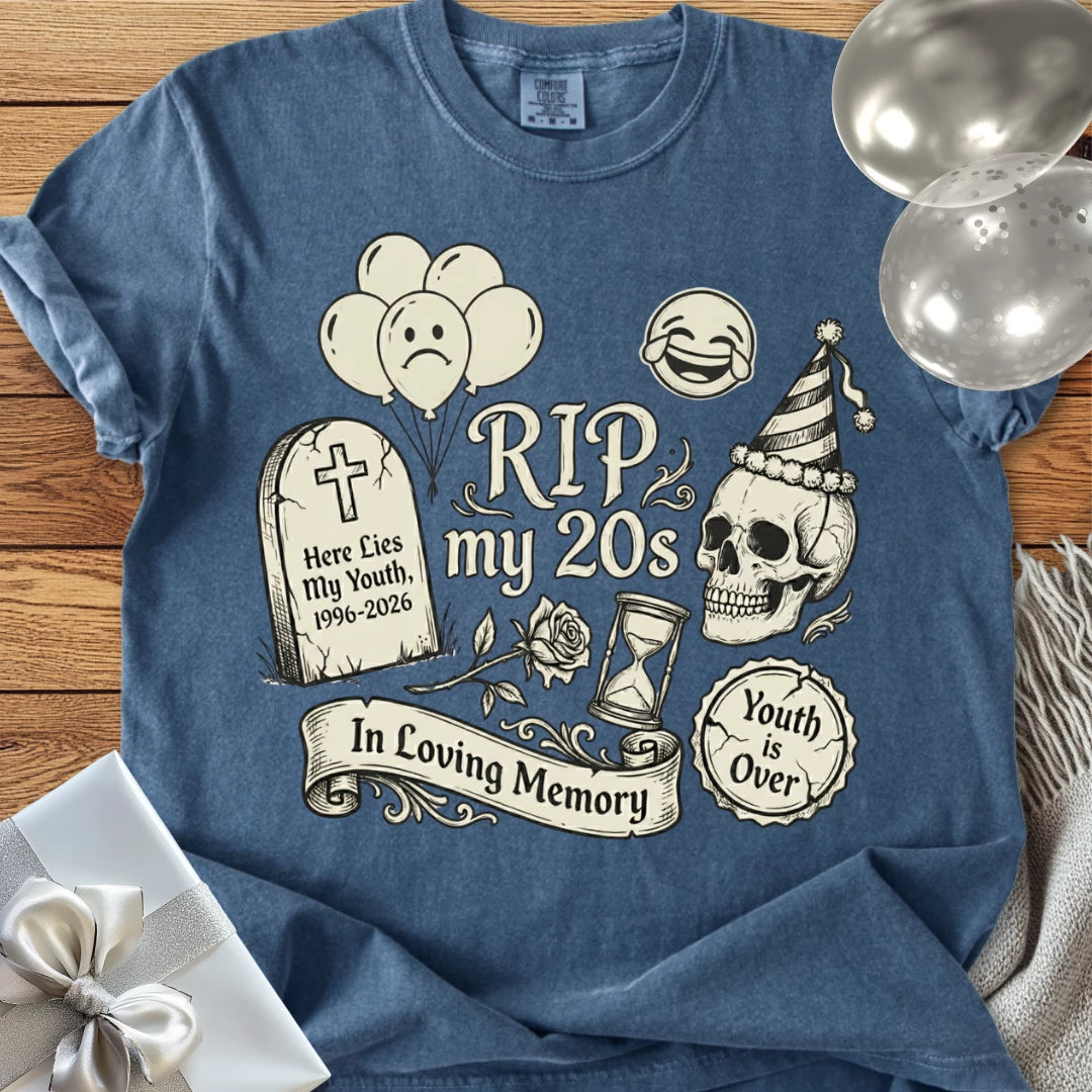 RIP My 20's - Premium 30th Birthday T-Shirt
