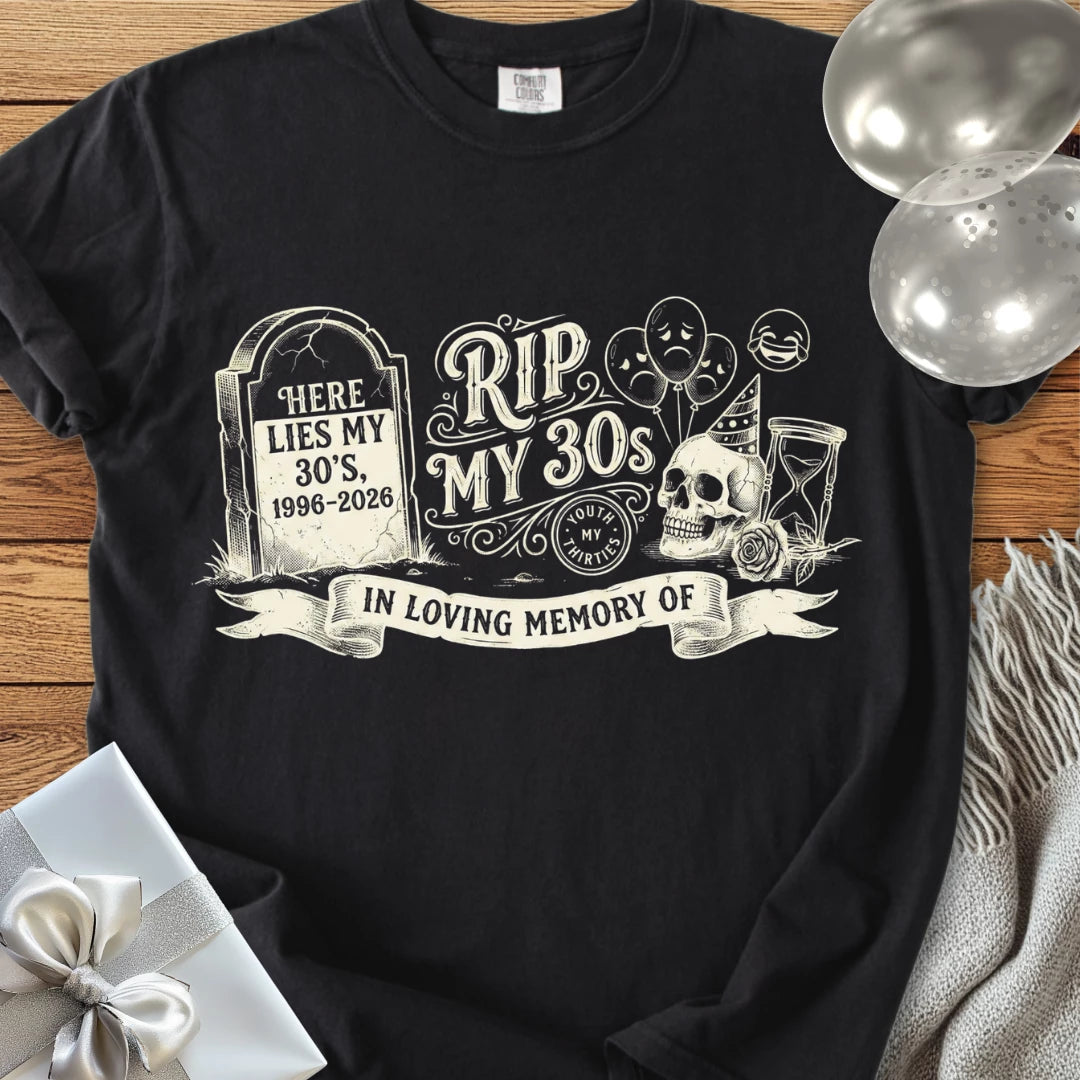 RIP My 30's - Premium 40th Birthday T-Shirt