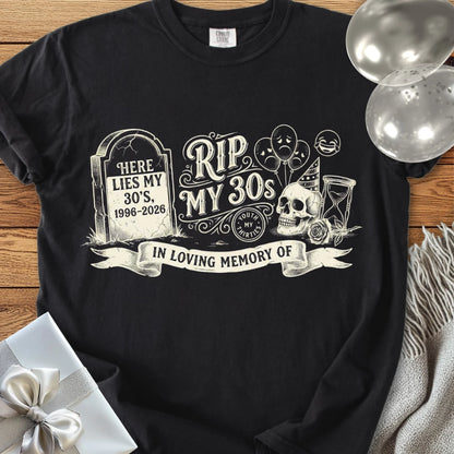 RIP My 30's - Premium 40th Birthday T-Shirt