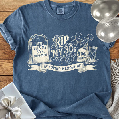 RIP My 30's - Premium 40th Birthday T-Shirt
