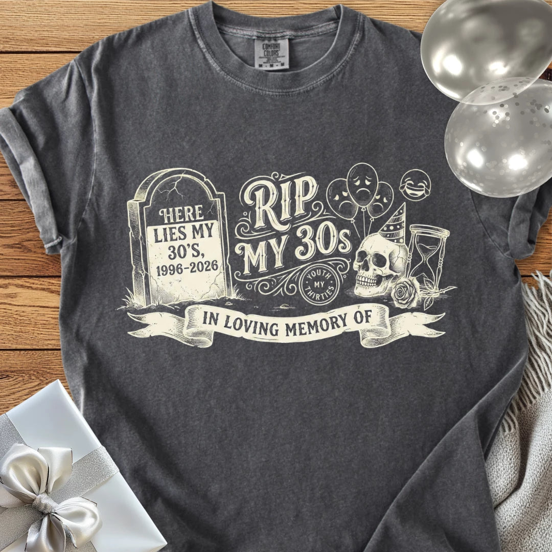 RIP My 30's - Premium 40th Birthday T-Shirt