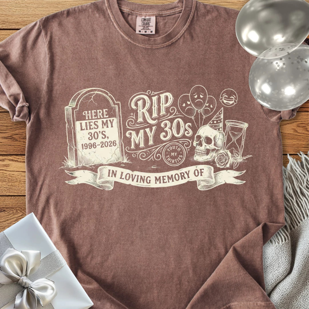 RIP My 30's - Premium 40th Birthday T-Shirt