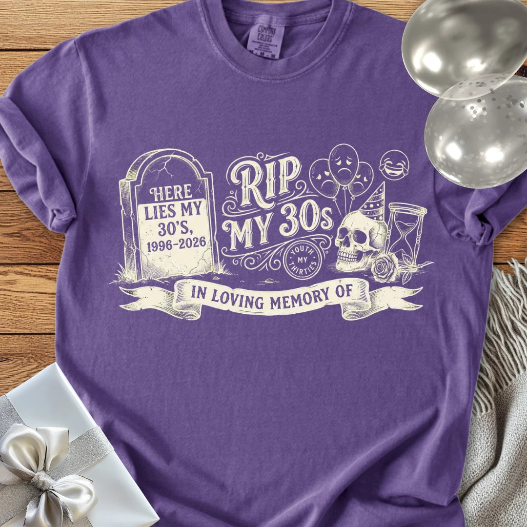RIP My 30's - Premium 40th Birthday T-Shirt