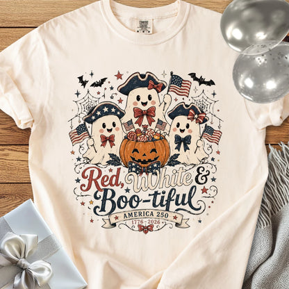 Red, White & Boo-tiful - Premium America 250 Halloween T-Shirt