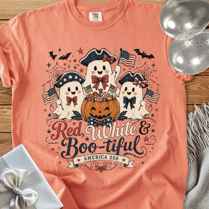 Red, White & Boo-tiful - Premium America 250 Halloween T-Shirt
