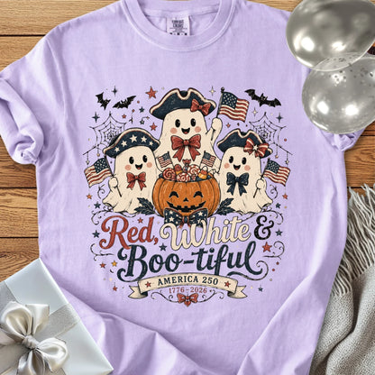 Red, White & Boo-tiful - Premium America 250 Halloween T-Shirt