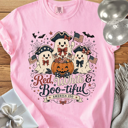 Red, White & Boo-tiful - Premium America 250 Halloween T-Shirt