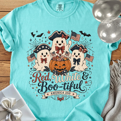 Red, White & Boo-tiful - Premium America 250 Halloween T-Shirt