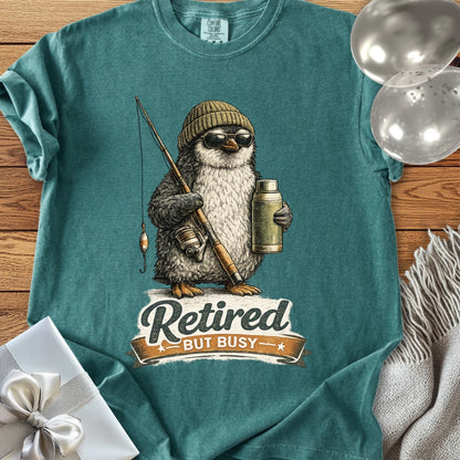 Retired But Busy - Premium Retirement T-Shirt