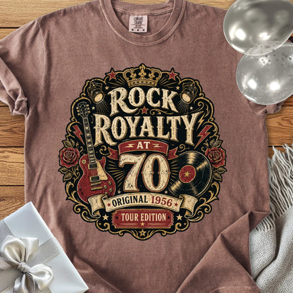 Rock Royalty at 70, Original 1956 Tour Edition - Premium 70th Birthday T-Shirt