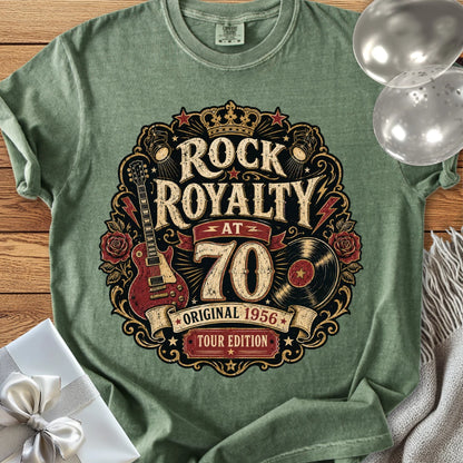 Rock Royalty at 70, Original 1956 Tour Edition - Premium 70th Birthday T-Shirt