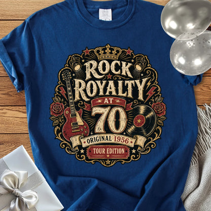 Rock Royalty at 70, Original 1956 Tour Edition - Premium 70th Birthday T-Shirt
