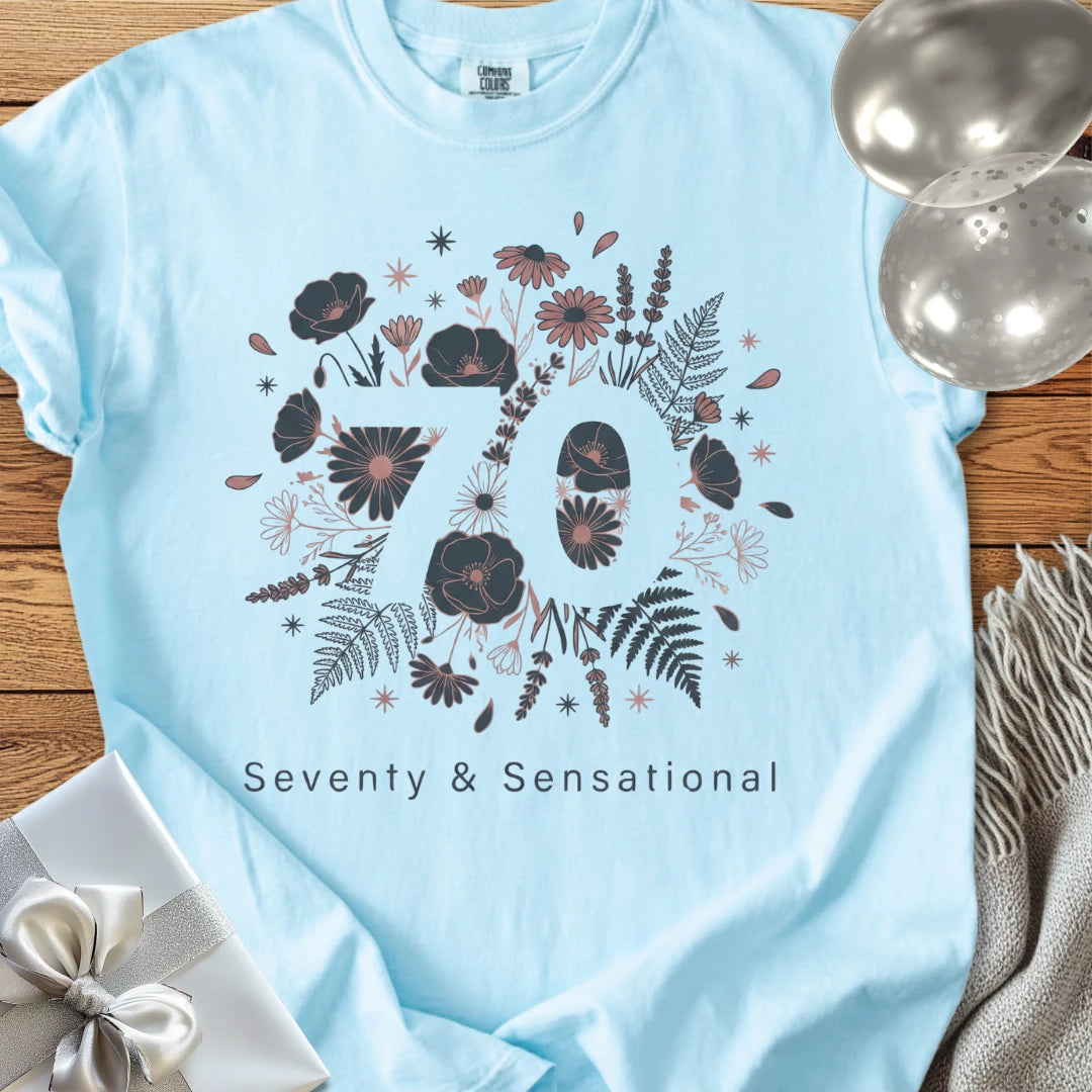 Seventy & Sensational - Premium 70th Birthday T-Shirt