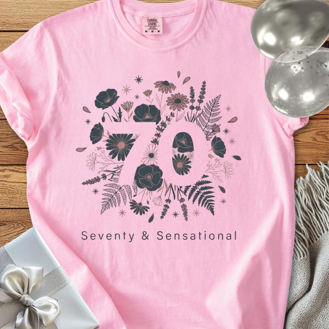 Seventy & Sensational - Premium 70th Birthday T-Shirt
