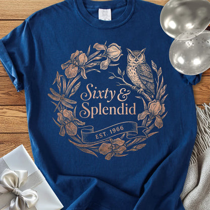 Sixty & Splendid, Est. 1966 - Premium 60th Birthday T-Shirt