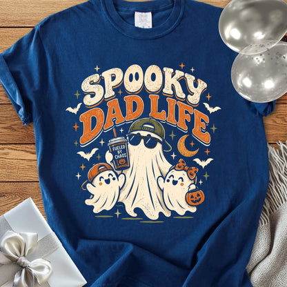 Spooky Dad Life - Premium Halloween Parenting T-Shirt