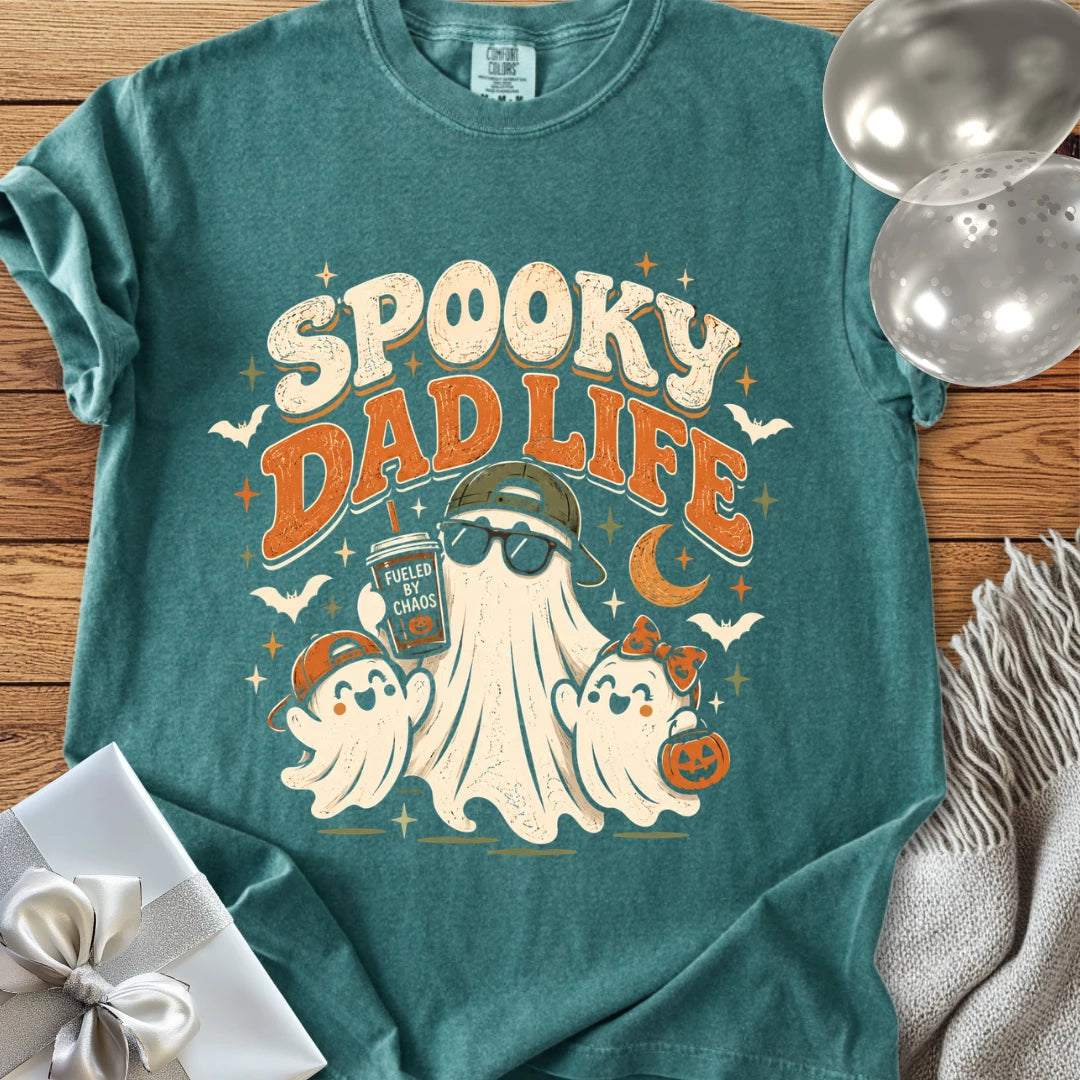 Spooky Dad Life - Premium Halloween Parenting T-Shirt
