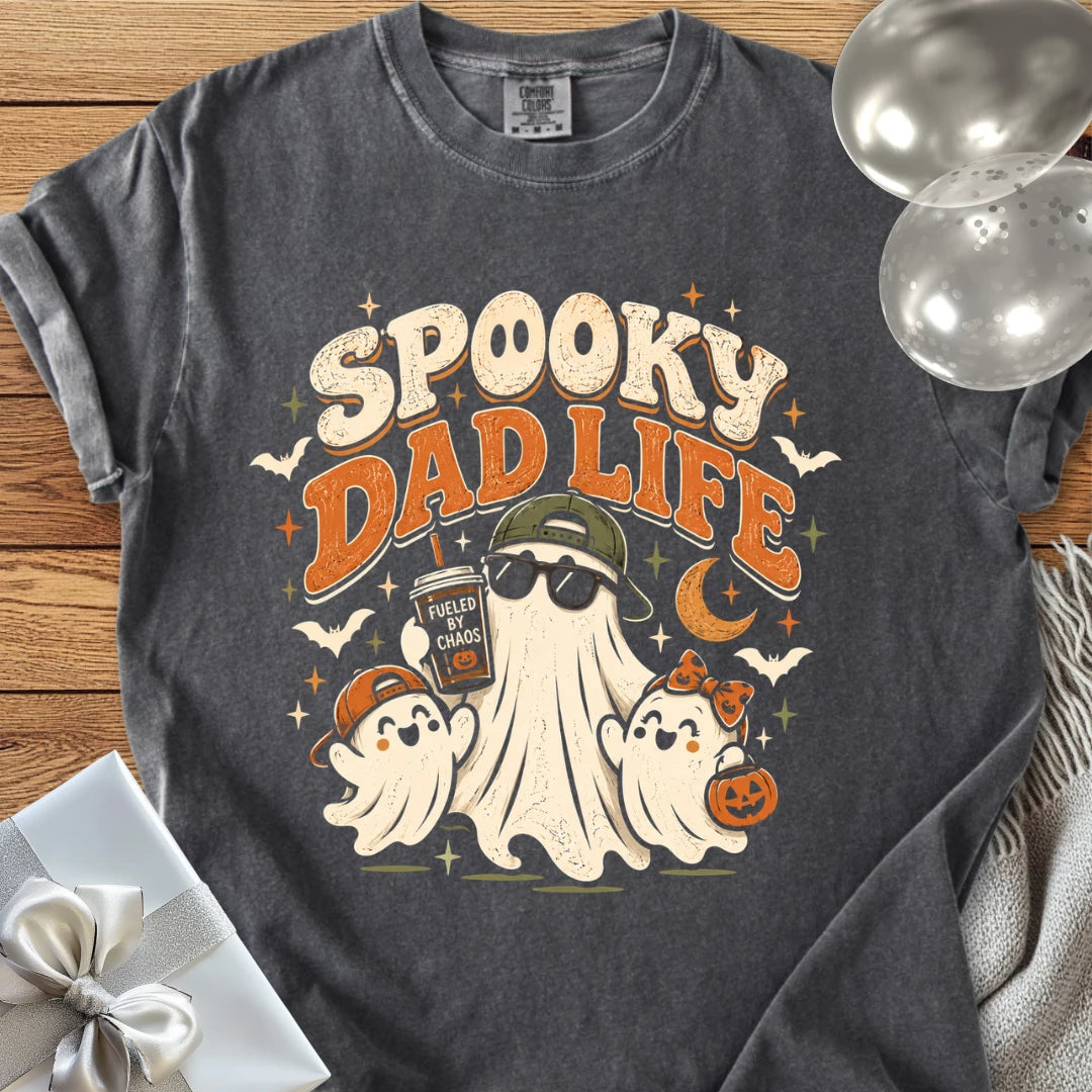 Spooky Dad Life - Premium Halloween Parenting T-Shirt