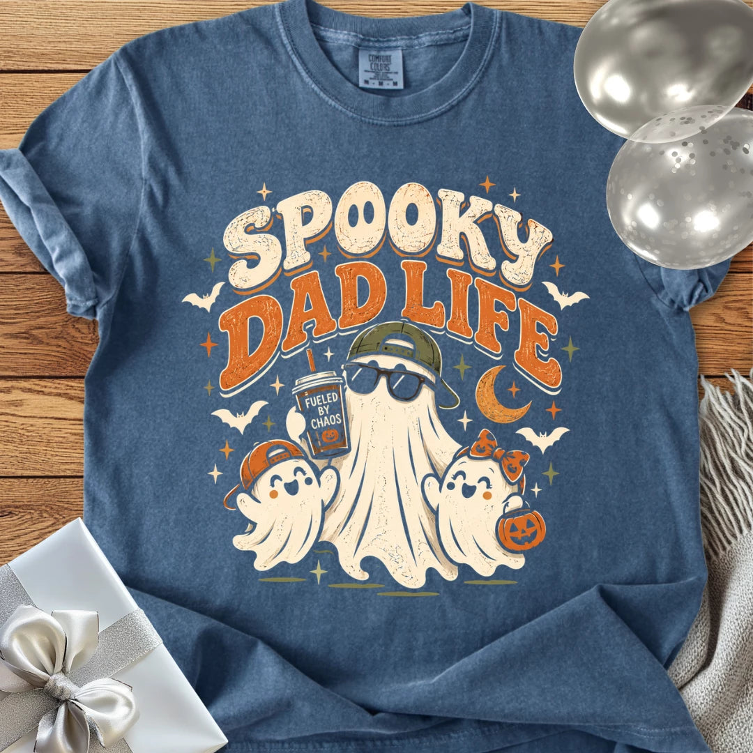 Spooky Dad Life - Premium Halloween Parenting T-Shirt