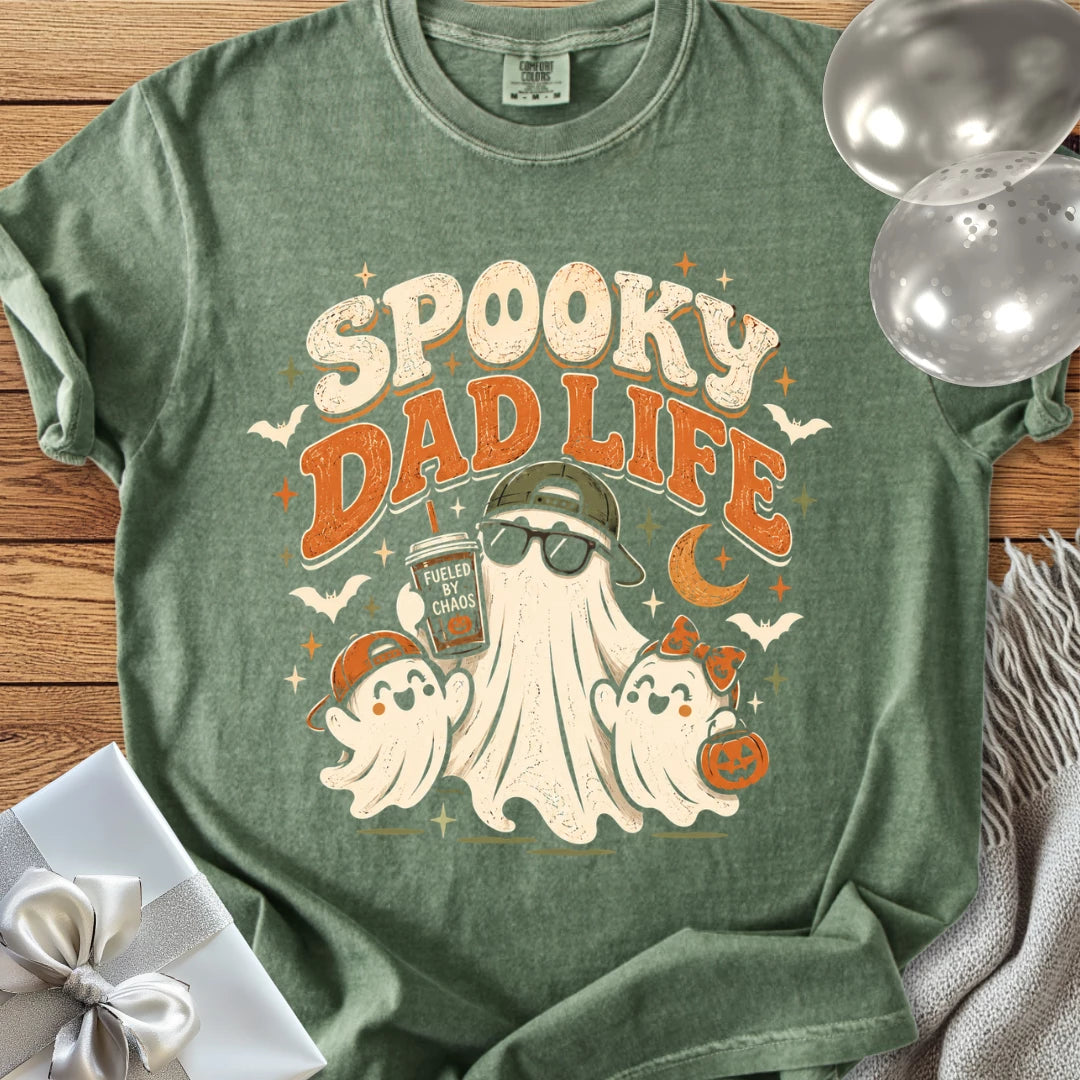 Spooky Dad Life - Premium Halloween Parenting T-Shirt